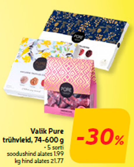 Выбор Pure трюфелей, 74-600 г  -30%
