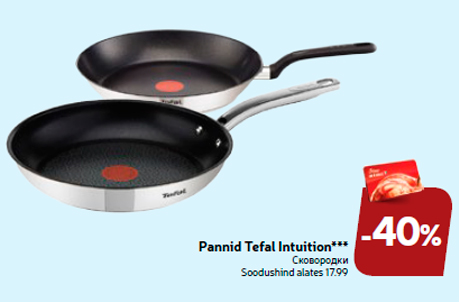 Pannid Tefal Intuition***  -40%