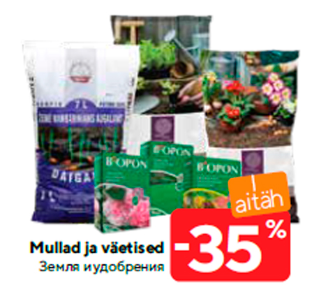 Mullad ja väetised -35%