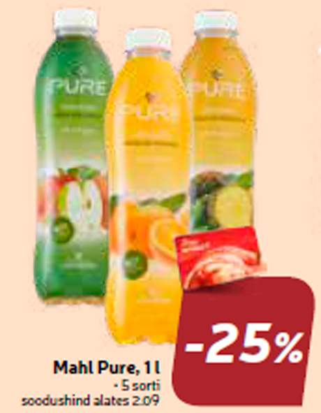 Mahl Pure, 1 l  -25%
