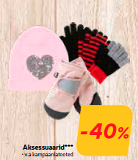 Aksessuaarid***  -40%
