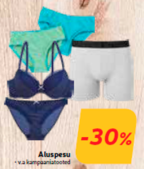 Aluspesu  -30%
