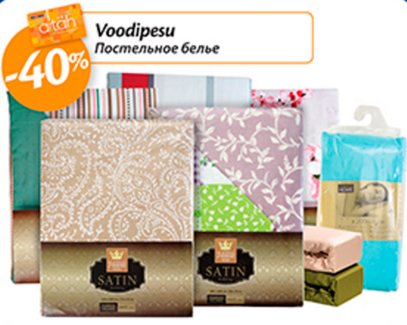 Voodipesu  -40%