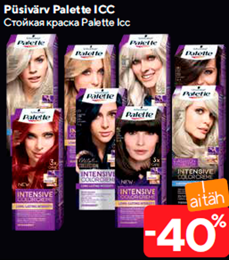 Стойкая краска Palette Icc  -40%