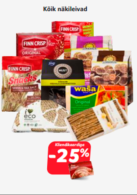 Kõik näkileivad  -25%