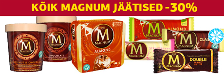 ВСЕ  МОРОЖЕНОЕ MAGNUM -30%
