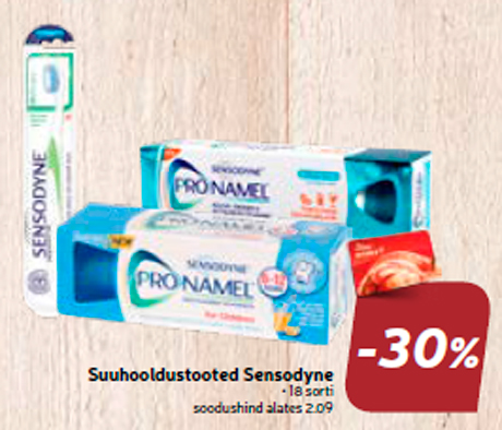 Средства по уходу за полостью рта в Sensodyne -30%