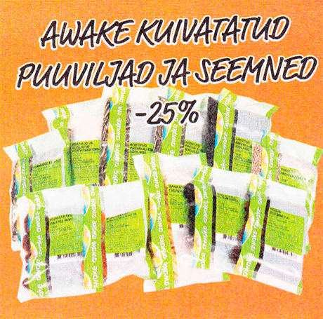 Сухофрукты и семена AWAKE  -25%