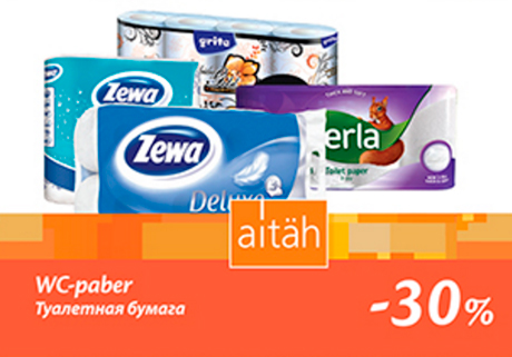 WC-paber  -30%