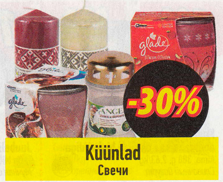 Küünlad  -30%