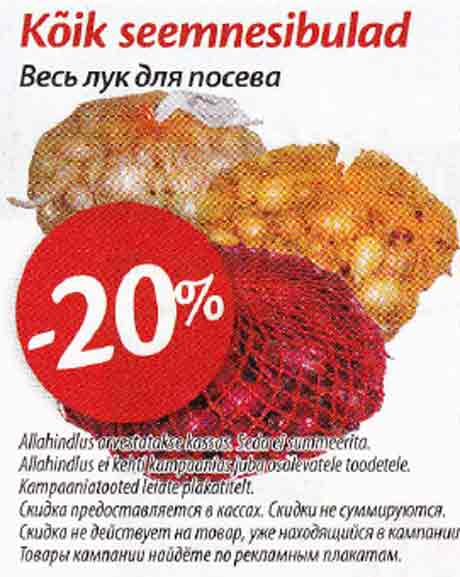 Весь лук для посева