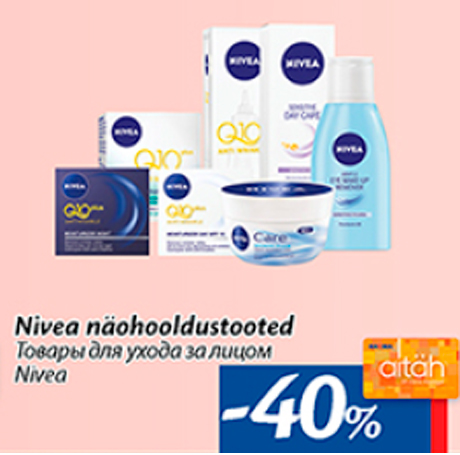 Nivea näohooldustooted  -40%