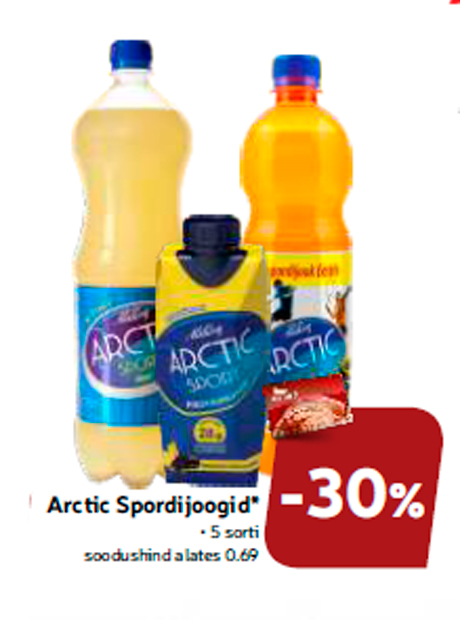  Спортивные напитки Arctic* -30%