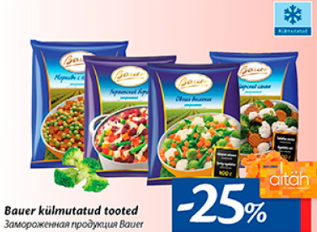 Замороженная продукция Bauer -25%