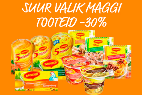 Большой ассортимент продукции Maggi -30%
