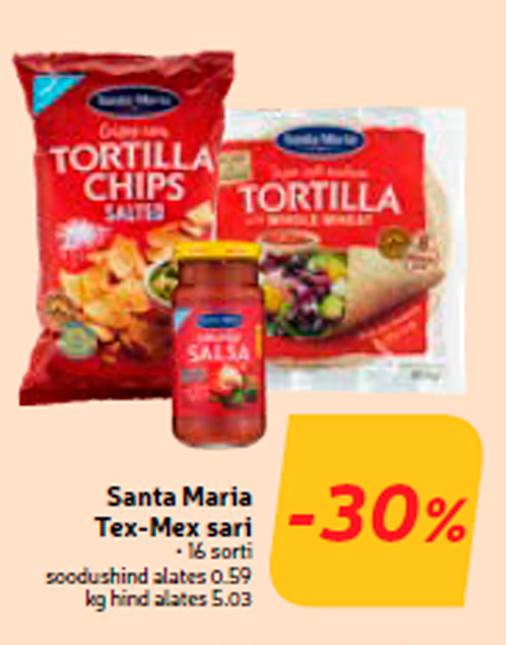 Santa Maria Tex-Mex sari  -30%
