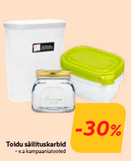 Toidu säilituskarbid  -30%
