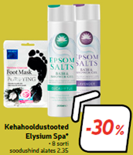 Kehahooldustooted Elysium Spa*  -30%
