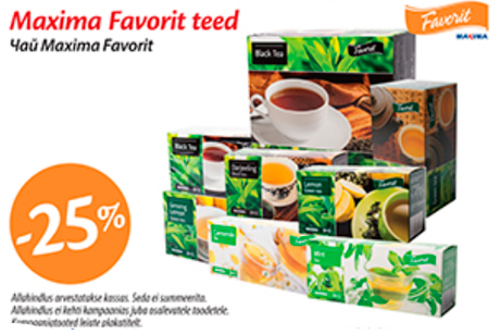 Maxima Favorit teed  -25%