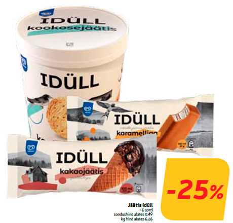 Мороженое Idüll  -25%
