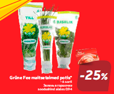 Grüne Fee maitsetaimed potis*  -25%