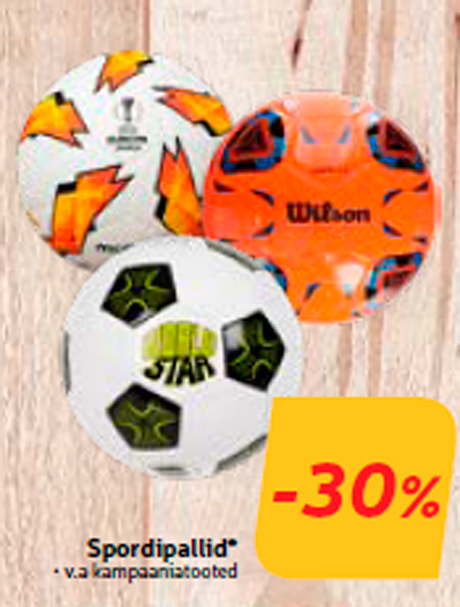 Спортивные мячи * -30%