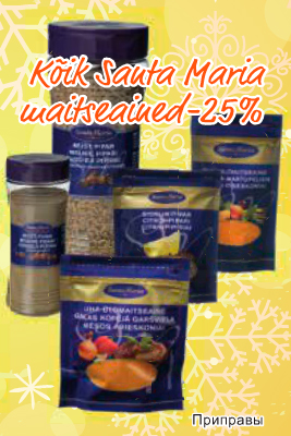 Kõik Santa Maria maitseained -25%