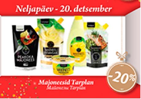 Majoneesid Tarplan  -20%