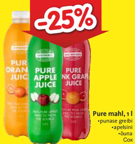 Сок Pure -25%