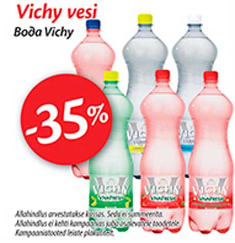 Вода Vichy -35%