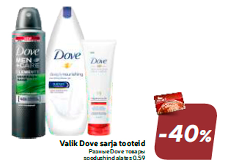Разные Dove товары  -40%