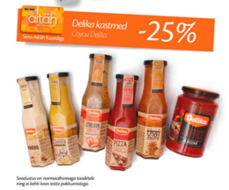 соусы Delika  -25%