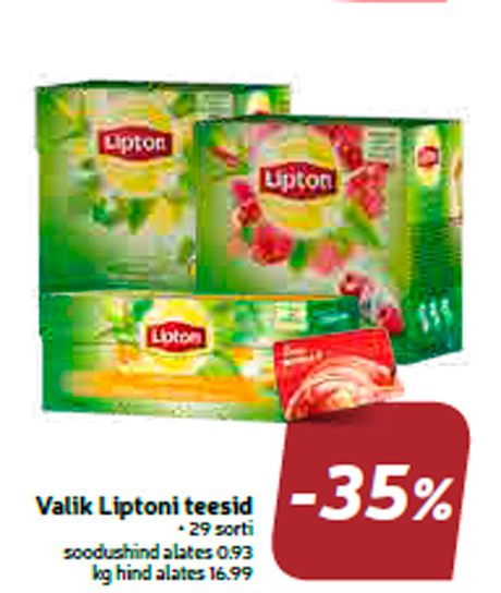 Valik Liptoni teesid  -35%
