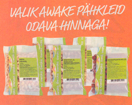 VALIK AWAKE PÄHKLEID ODAVA HINNAGA!