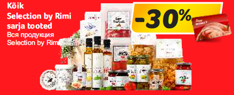 Selection by Rimi sarja tooted  -30%