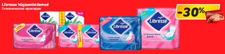 Libresse hügieenisidemed  -30%