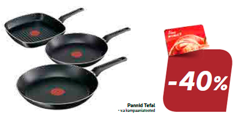 Pannid Tefal*  -40%