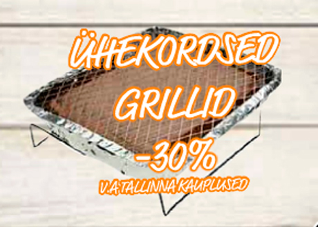 ÜHEKORDSED GRILLID  -30%
