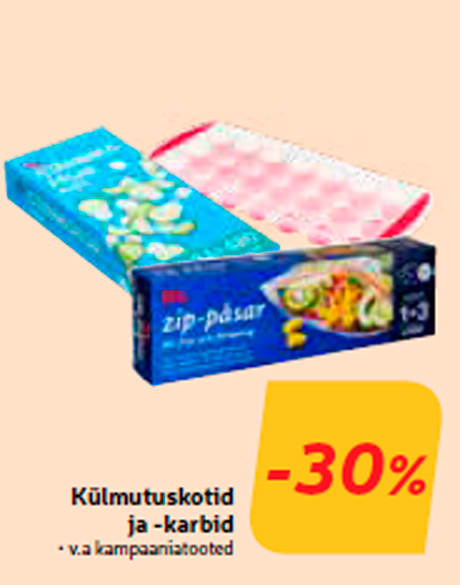 Külmutuskotid ja -karbid  -30%
