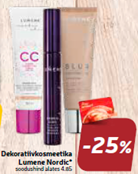 Dekoratiivkosmeetika Lumene Nordic* -25%