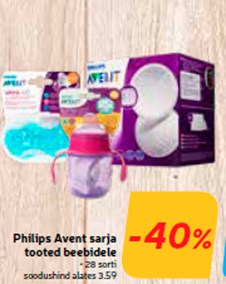 Philips Avent sarja tooted beebidele  -40%
