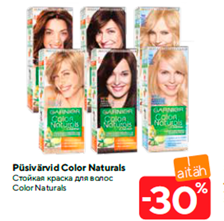 Püsivärvid Color Naturals  -30%