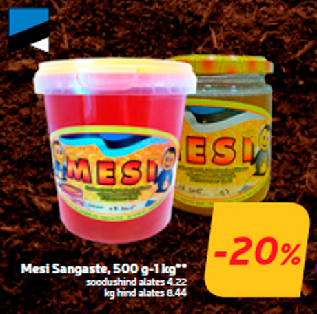 Мед Sangaste, 500 г-1 кг ** -20%