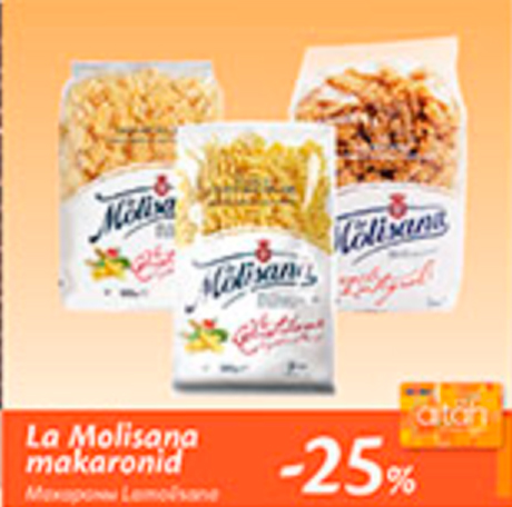 La Molisana makaronid  -25%