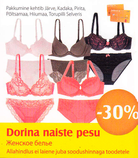 Dorina naiste pesu  -30%