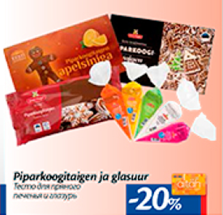 Piparkoogitaigen ja glasuur  -20%