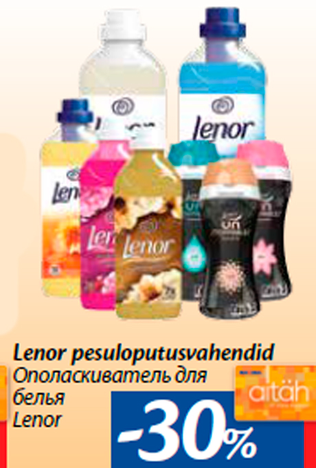 Lenor pesuloputusvahendid -30%