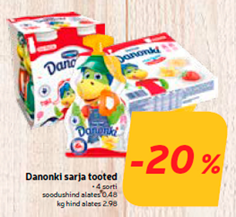 Продукты серии Danonki -20%
