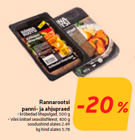 Rannarootsi panni- ja ahjupraed -20%