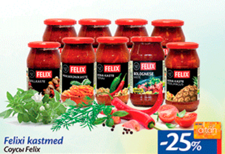 Felixi kastmed  -25%